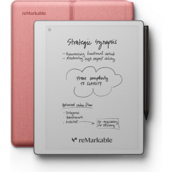 Графический планшет reMarkable Paper Pure+Marker Plus+Sleeve Folio, Desert Pink в Орле