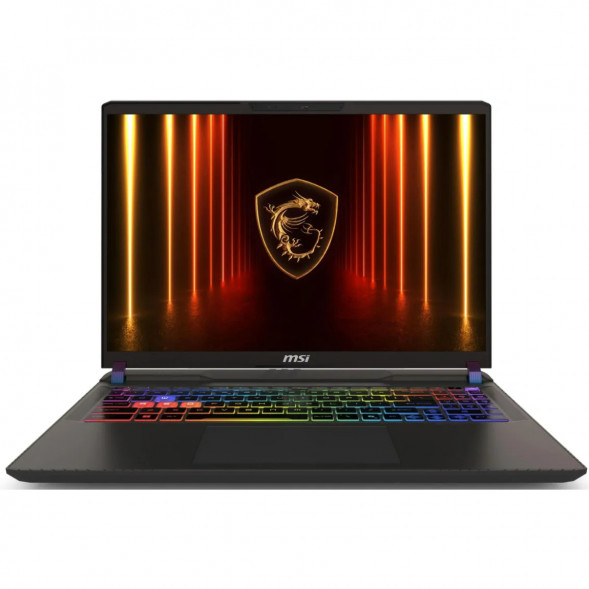 Ноутбук MSI Vector A16 HX A8WHG-033XRU (16&amp;quot;, IPS, AMD Ryzen 9 8940HX 2.4ГГц, 16-ядерный, 16ГБ DDR5, 1ТБ SSD, NVIDIA GeForce RTX 5070 Ti 12 ГБ, без ОС), серый космос в Орле