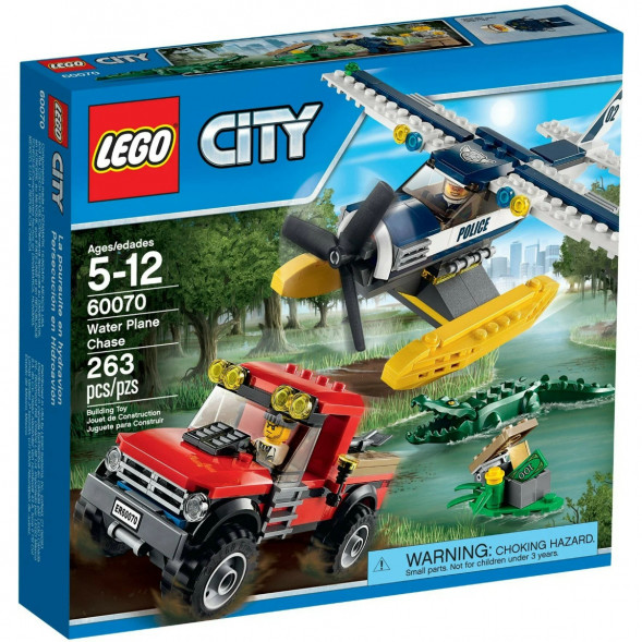 Конструктор LEGO City 60070 Погоня на полицейском гидроплане в Орле