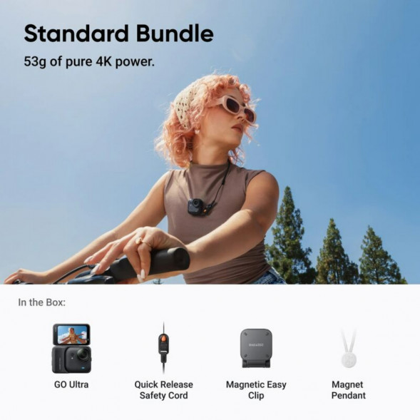 Экшн-камера Insta360 GO Ultra Standard Bundle, Black в Орле