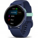 Умные часы Garmin Vivoactive 5, синие с металлически-синим безелем и силиконовым ремешком 010-02862-12 в Орле