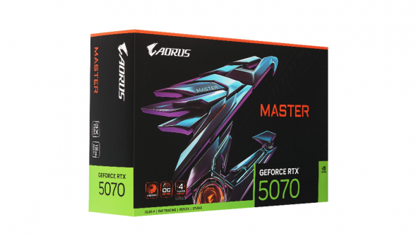 Видеокарта Gigabyte GeForce RTX 5070 AORUS MASTER, 12 ГБ GDDR7 в Орле