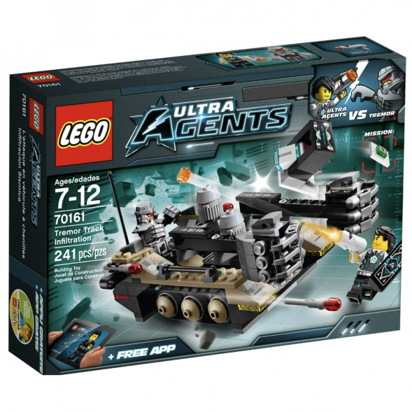 Конструктор LEGO Ultra Agents 70161 Проникновение гусеничного танка Тремора в Орле