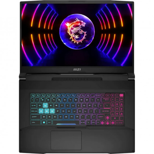 Ноутбук MSI Katana 17 B13VEK-1624XRUY (17.3&amp;quot;, IPS, Intel Core i5 13420H 2.1ГГц, 8 ядер, 16ГБ DDR5, 512ГБ SSD, NVIDIA GeForce RTX 4050 - 6 ГБ, без ОС), черный в Орле