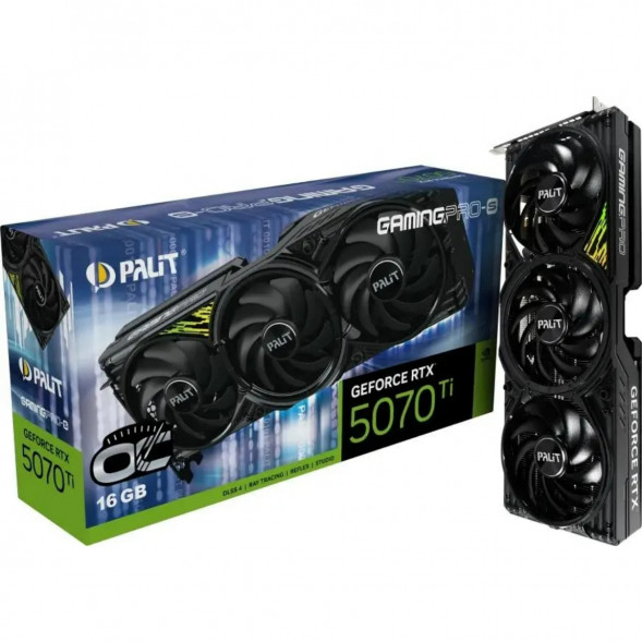 Видеокарта Palit NVIDIA GeForce RTX 5070TI PA-RTX5070TI GAMINGPRO-S OC 16ГБ GDDR7 в Орле