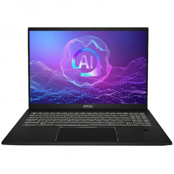 Ноутбук трансформер MSI Summit Pro 16 AI A2HVETG-085RU (16&amp;quot;, IPS, Intel Core Ultra 7 255H 2ГГц, 16 ядер, 32ГБ LPDDR5, 1ТБ SSD, NVIDIA GeForce RTX 4050 - 6 ГБ, Windows 11 Pro), черный в Орле