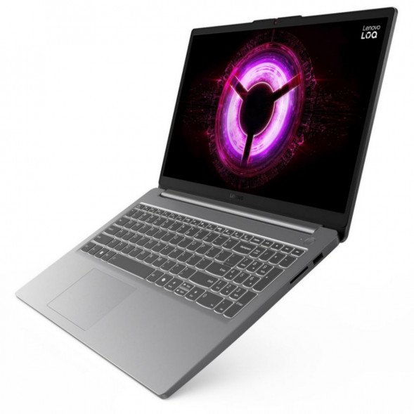Ноутбук Lenovo LOQ 15ARP10E (83S0007FUS) (15.6&amp;quot;, IPS, AMD Ryzen 7 170 3.2 ГГц, 8 ядер, 16 ГБ DDR5, SSD 512 ГБ, NVIDIA  GeForce RTX 4050 - 6 ГБ, Windows 11 Home), серый в Орле