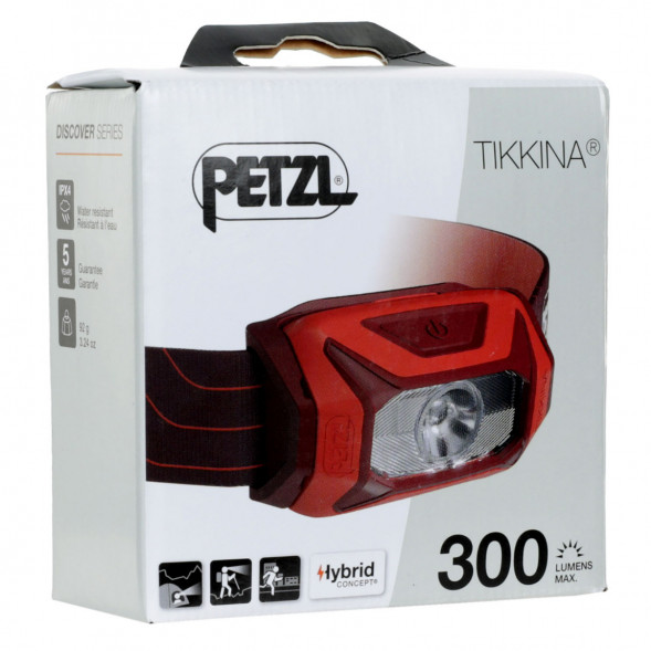 Налобный фонарь Petzl Tikkina E060AA03, красный в Орле