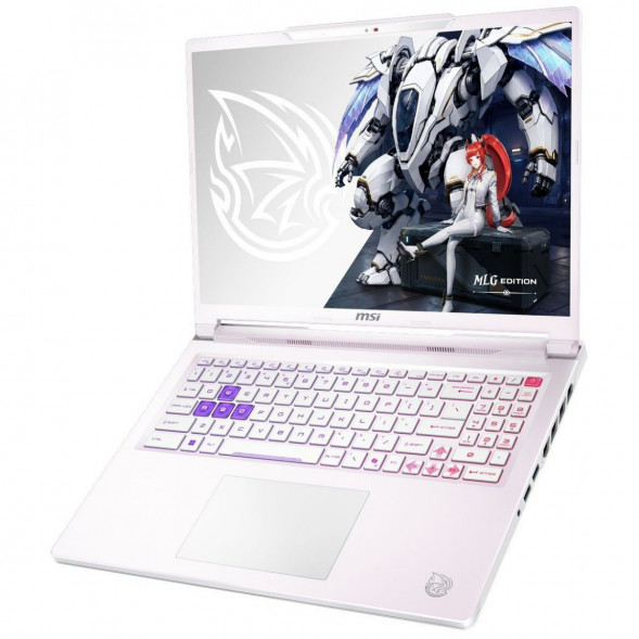 Ноутбук MSI Crosshair A16 HX MLG Edition E8WGXK-089XRUY (16&amp;quot;, IPS, AMD Ryzen 9 8940HX 2.4ГГц, 16 ядер, 16ГБ DDR5, 1ТБ SSD, NVIDIA GeForce RTX 5070 - 12 ГБ, без ОС), белый в Орле