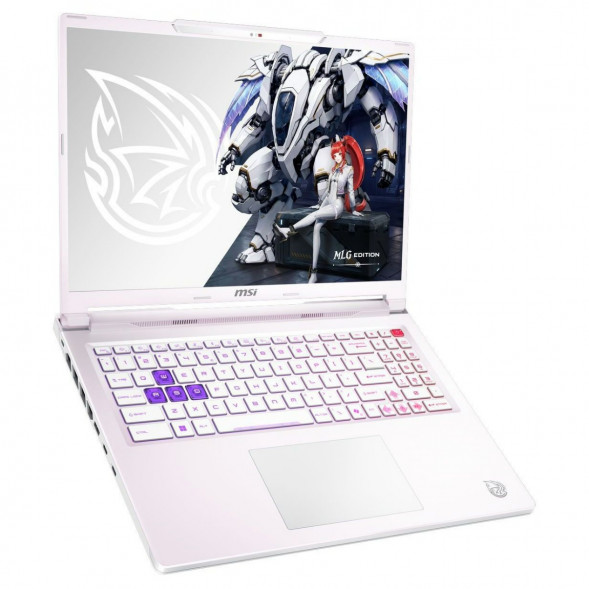 Ноутбук MSI Crosshair A16 HX MLG Edition E8WGXK-089XRUY (16&amp;quot;, IPS, AMD Ryzen 9 8940HX 2.4ГГц, 16 ядер, 16ГБ DDR5, 1ТБ SSD, NVIDIA GeForce RTX 5070 - 12 ГБ, без ОС), белый в Орле