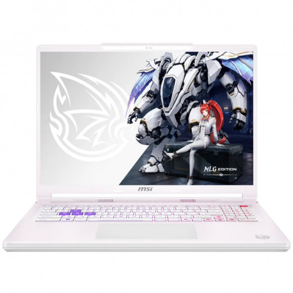 Ноутбук MSI Crosshair A16 HX MLG Edition E8WGXK-089XRUY (16&amp;quot;, IPS, AMD Ryzen 9 8940HX 2.4ГГц, 16 ядер, 16ГБ DDR5, 1ТБ SSD, NVIDIA GeForce RTX 5070 - 12 ГБ, без ОС), белый в Орле
