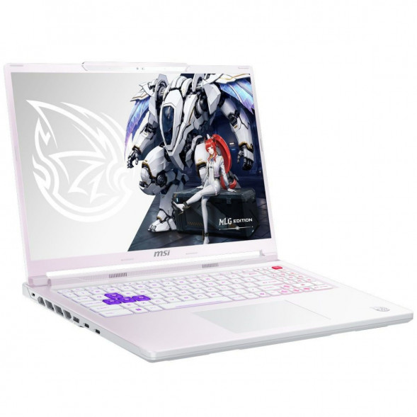 Ноутбук MSI Crosshair A16 HX MLG Edition E8WGXK-089XRUY (16&amp;quot;, IPS, AMD Ryzen 9 8940HX 2.4ГГц, 16 ядер, 16ГБ DDR5, 1ТБ SSD, NVIDIA GeForce RTX 5070 - 12 ГБ, без ОС), белый в Орле
