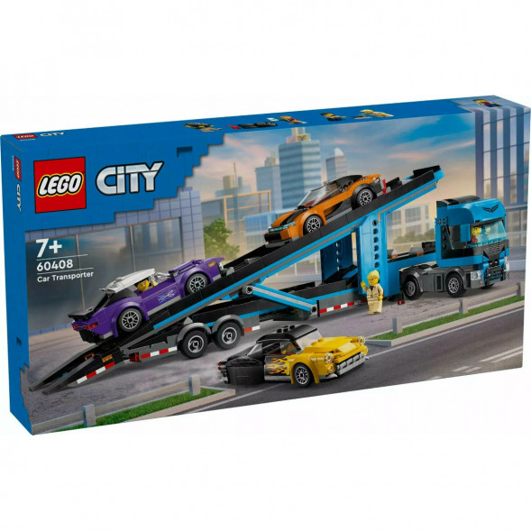 Конструктор LEGO City 60408 Грузовик-автовоз со спортивными автомобилями в Орле