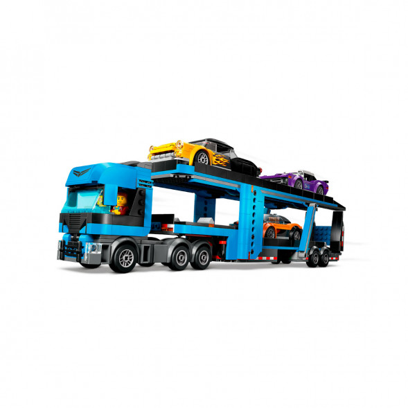 Конструктор LEGO City 60408 Грузовик-автовоз со спортивными автомобилями в Орле