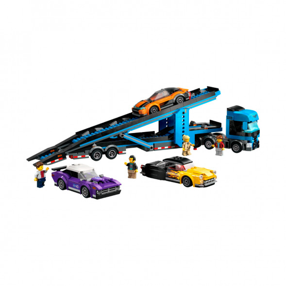 Конструктор LEGO City 60408 Грузовик-автовоз со спортивными автомобилями в Орле
