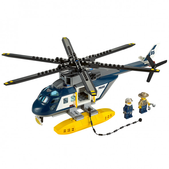 Конструктор LEGO City 60067 Погоня на полицейском вертолёте в Орле