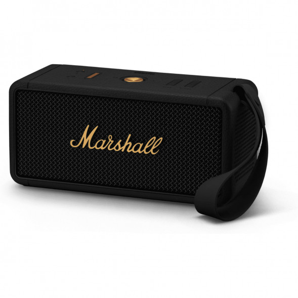 Портативная акустика Marshall Middleton, 60 Вт, черный и латунный в Орле