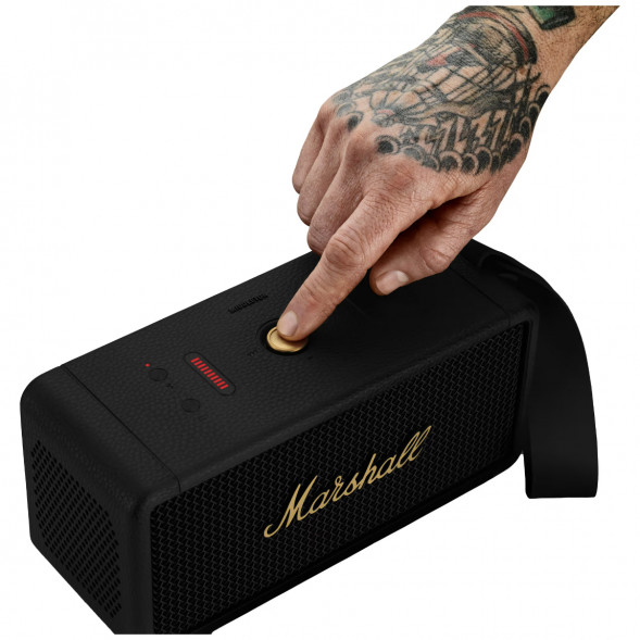 Портативная акустика Marshall Middleton, 60 Вт, черный и латунный в Орле
