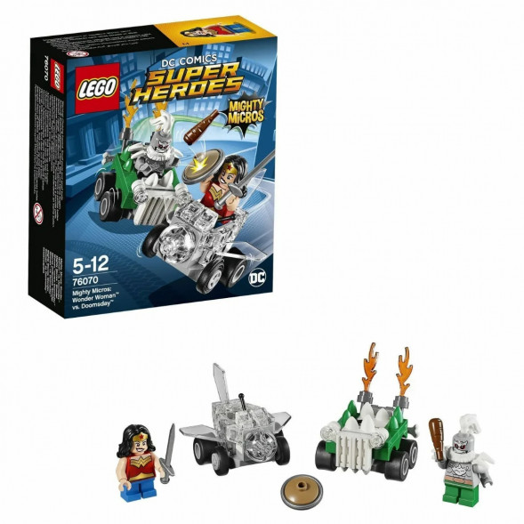 Конструктор LEGO Super Heroes 76070 Mighty Micros: Чудо-женщина против Думсдэя в Орле