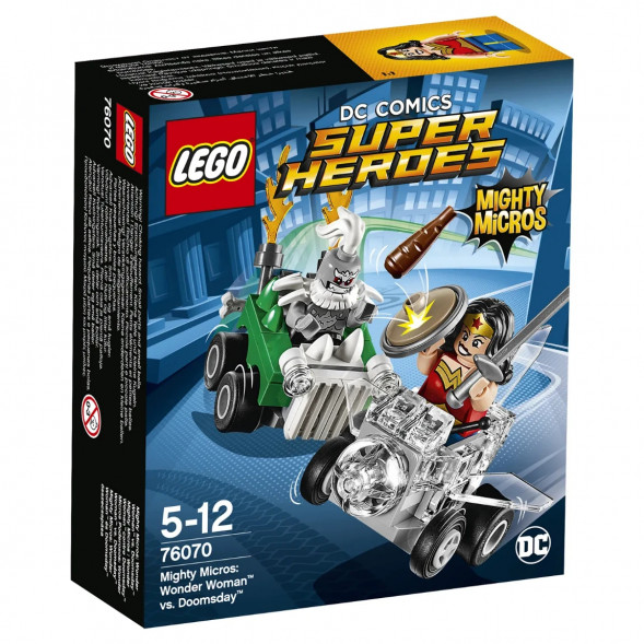 Конструктор LEGO Super Heroes 76070 Mighty Micros: Чудо-женщина против Думсдэя в Орле