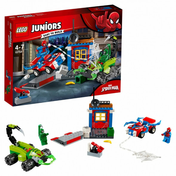 Конструктор LEGO Juniors 10754 Решающий бой Человека-паука против Скорпиона в Орле