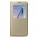 Чехол для Samsung Galaxy S6 S-View Cover (EF-CG920BFE), Gold в Орле