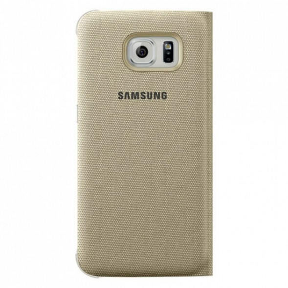 Чехол для Samsung Galaxy S6 S-View Cover (EF-CG920BFE), Gold в Орле