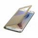 Чехол для Samsung Galaxy S6 S-View Cover (EF-CG920BFE), Gold в Орле