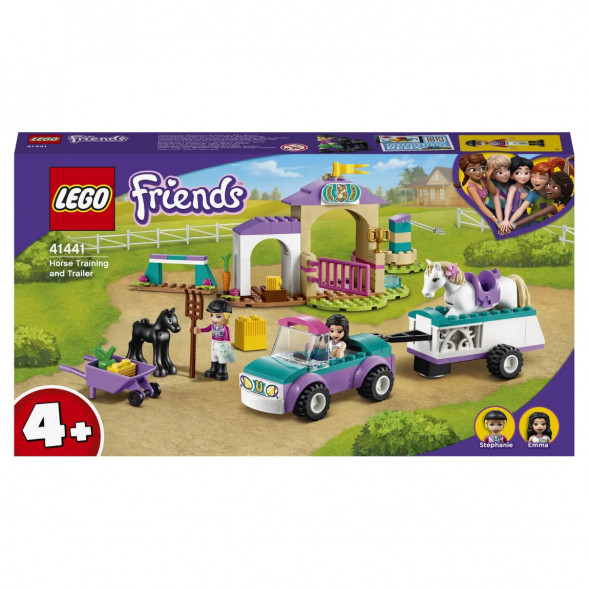 Конструктор LEGO Friends 41441 Тренировка лошади и прицеп для перевозки в Орле