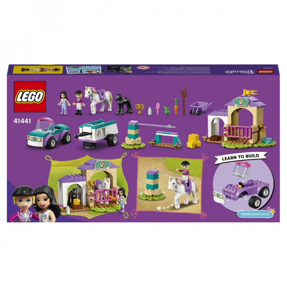 Конструктор LEGO Friends 41441 Тренировка лошади и прицеп для перевозки в Орле