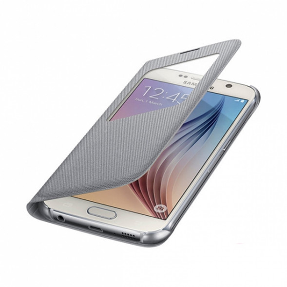 Чехол для Samsung Galaxy S6 S-View Cover (EF-CG920BSE), Silver в Орле
