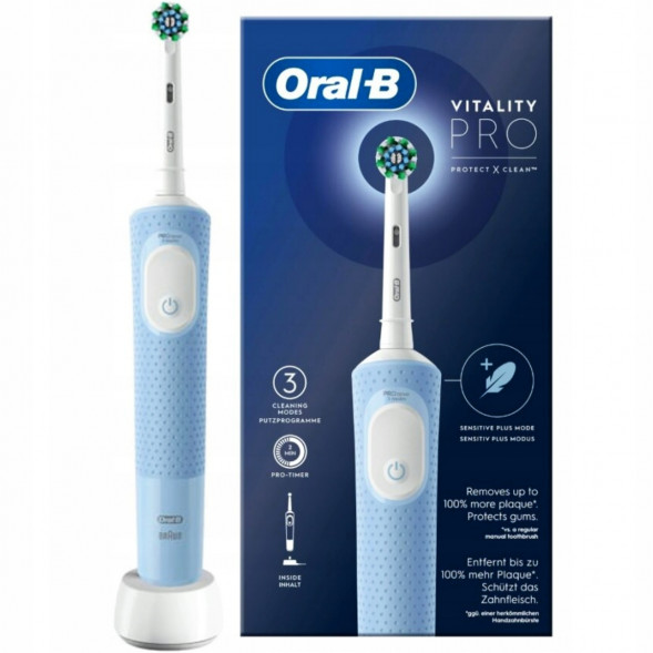 Электрическая зубная щетка Oral-B Vitality Pro D103, голубой в Орле
