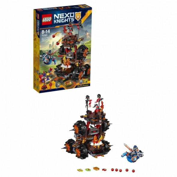 Конструктор LEGO Nexo Knights 70321 Роковое наступление Генерала Магмара в Орле