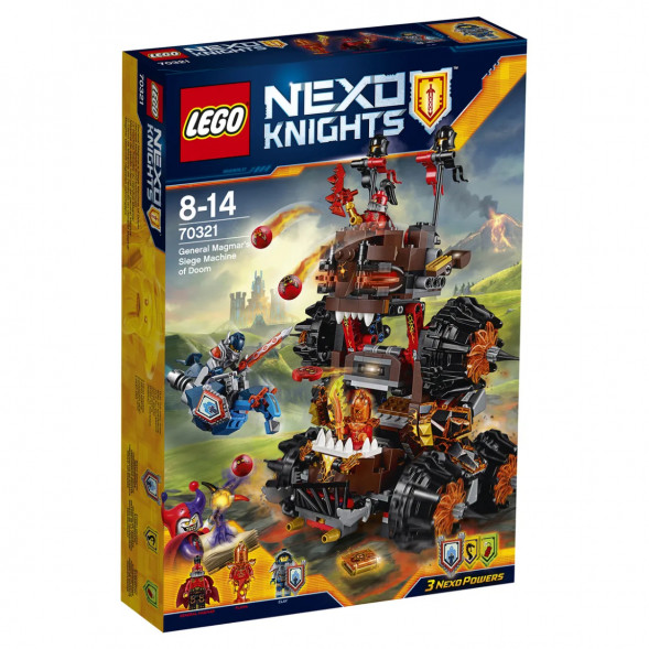 Конструктор LEGO Nexo Knights 70321 Роковое наступление Генерала Магмара в Орле