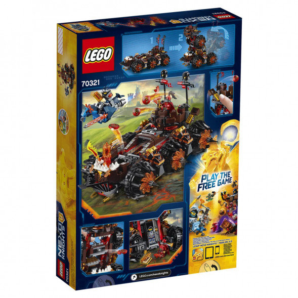 Конструктор LEGO Nexo Knights 70321 Роковое наступление Генерала Магмара в Орле