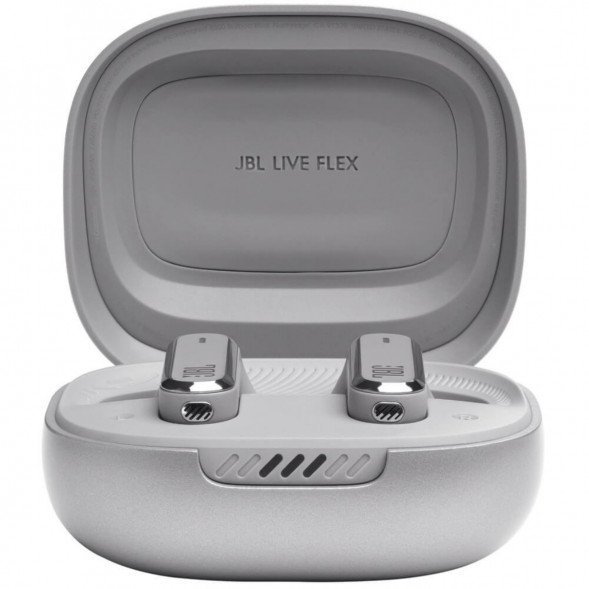 Беспроводные наушники JBL Live Flex, серебристый в Орле