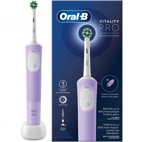 Электрическая зубная щетка Oral-B Vitality Pro D103, фиолетовый в Орле