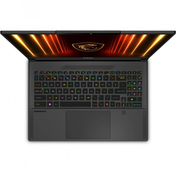 Ноутбук MSI Stealth A16 AI+ A3HWHG-239XRU (16&amp;quot;, OLED, AMD Ryzen AI 9 365 2ГГц, 10 ядер, 32ГБ LPDDR5x, 1ТБ SSD, NVIDIA GeForce RTX 5070 Ti, без ОС), черный в Орле