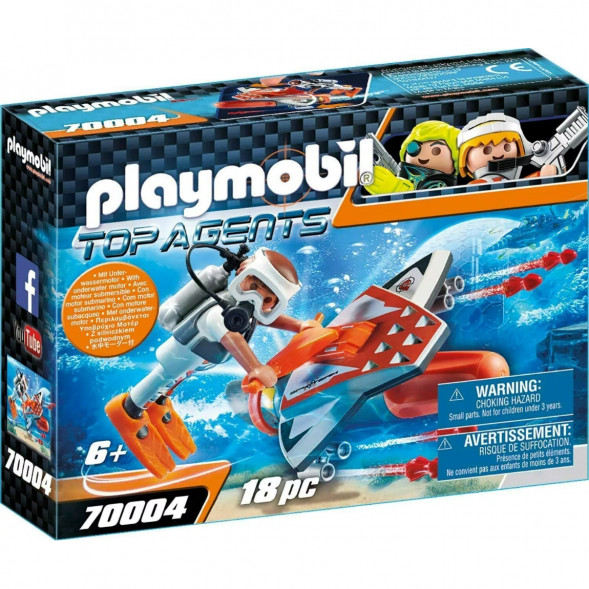 Конструктор Playmobil Top Agents 70004 Подводное крыло шпионской команды в Орле