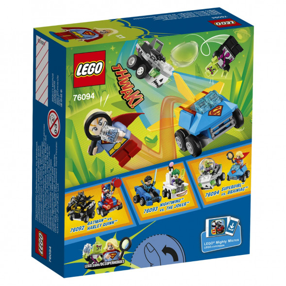 Конструктор LEGO Super Heroes 76094 Супергёрл против Брейниака в Орле