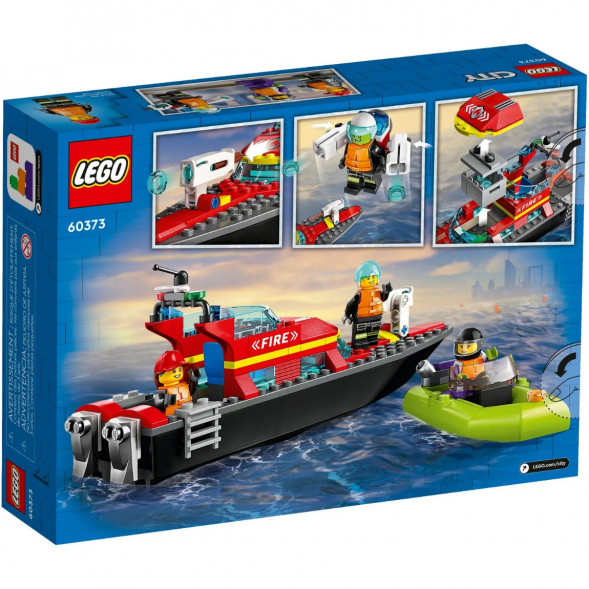 Конструктор LEGO City 60373 &amp;quot;Пожарно-спасательная лодка&amp;quot;, 144 деталей в Орле